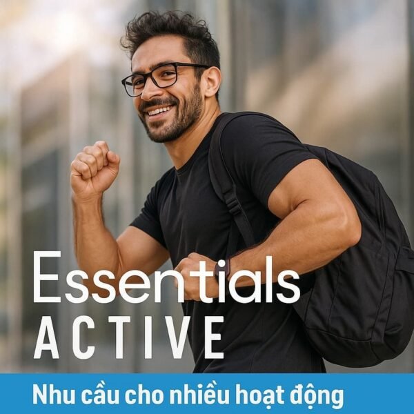 Tròng Đánh Essilor Essentials Active Váng Phủ Max AZ - Tầm Nhìn Rõ Nét Mọi Khoảng Cách