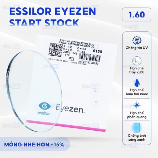Tròng kính Essilor Eyezen Start Stock giảm mỏi mắt và cung cấp tầm nhìn rõ nét - Ảnh 7