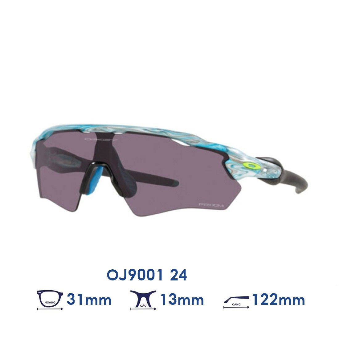 Kính mát em bé Oakley OJ9001 24 hoạ tiết chính hãng