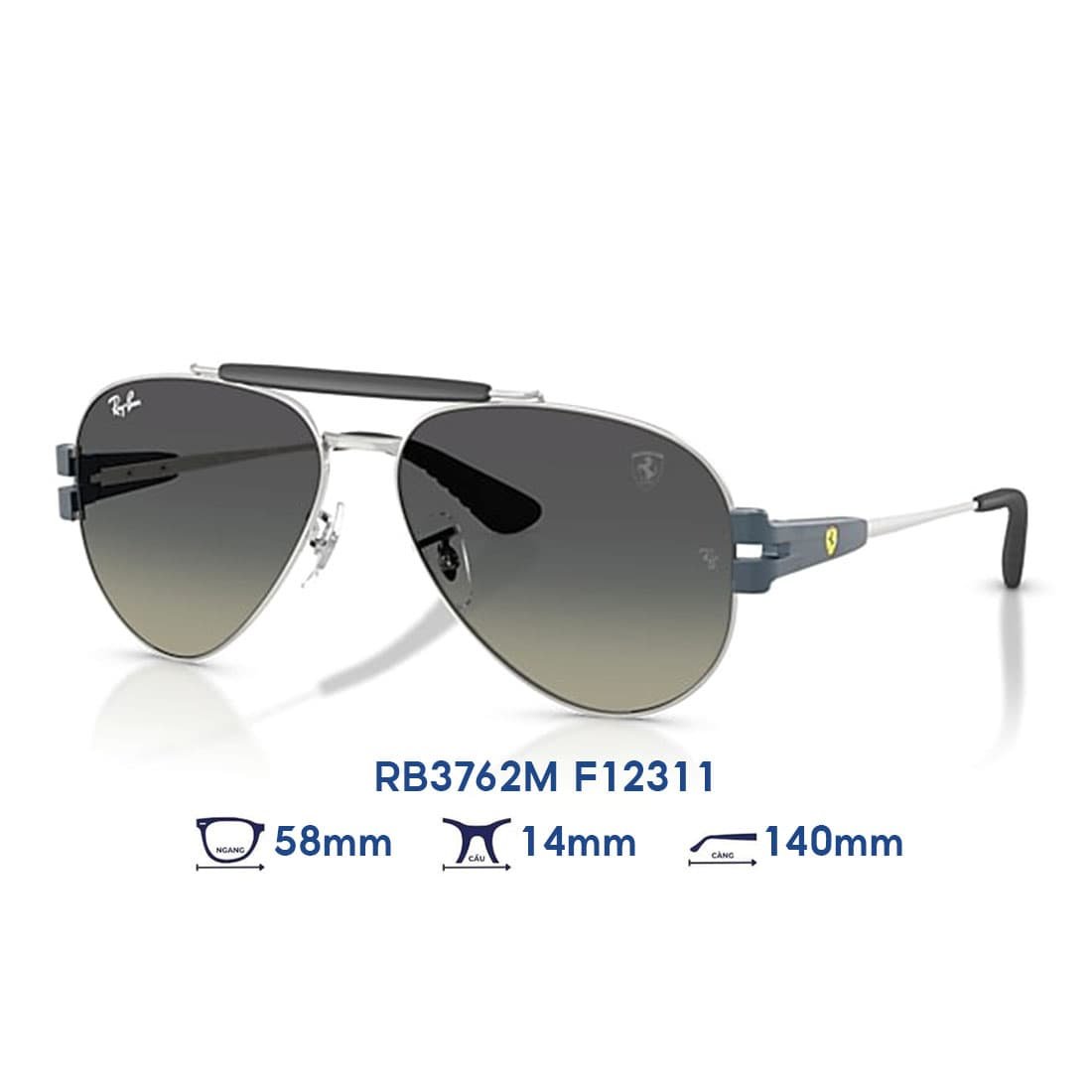 Kính mát RAYBAN Scuderia Ferrari RB3762M F12311