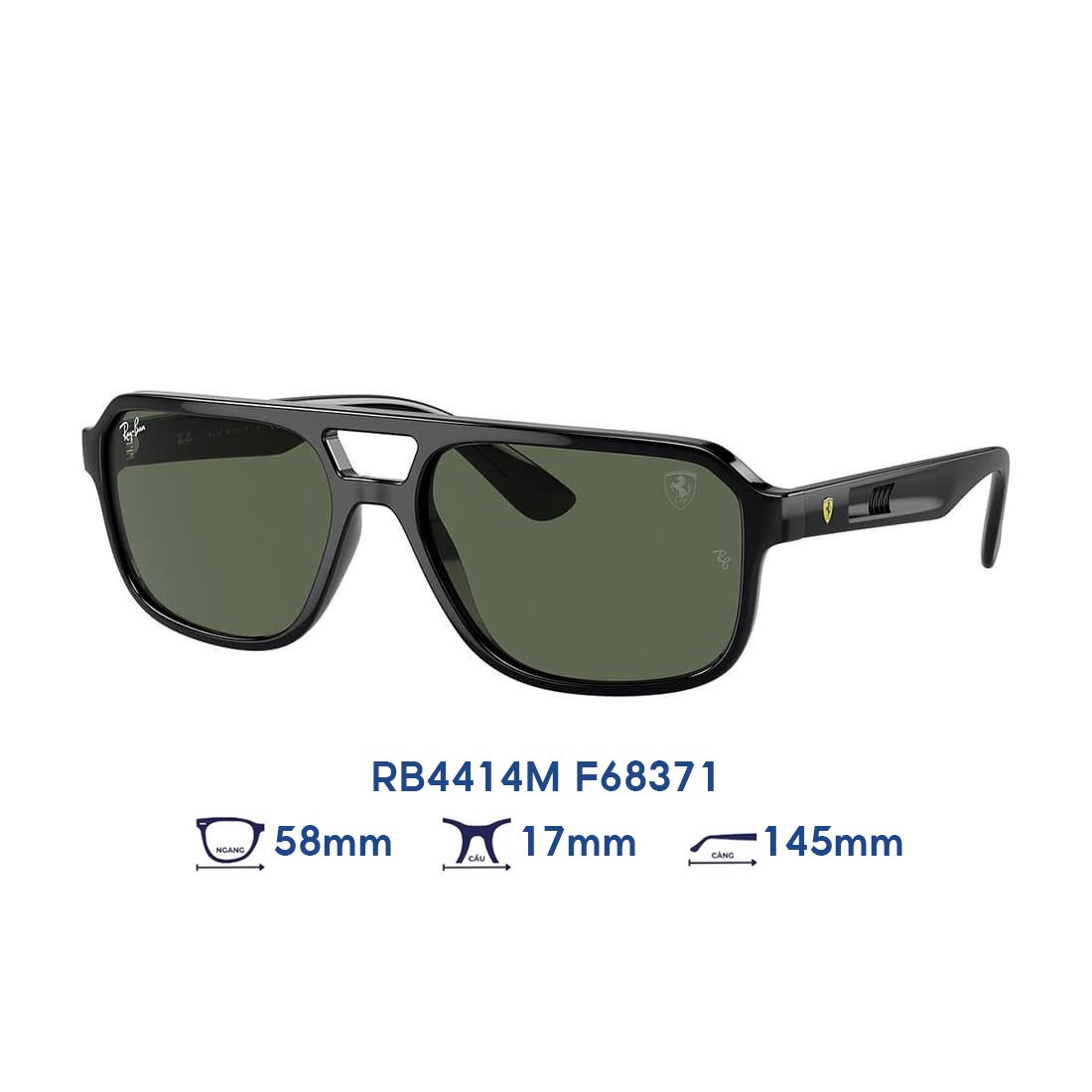 Kính mát RAYBAN Scuderia Ferrari RB4414M F68371