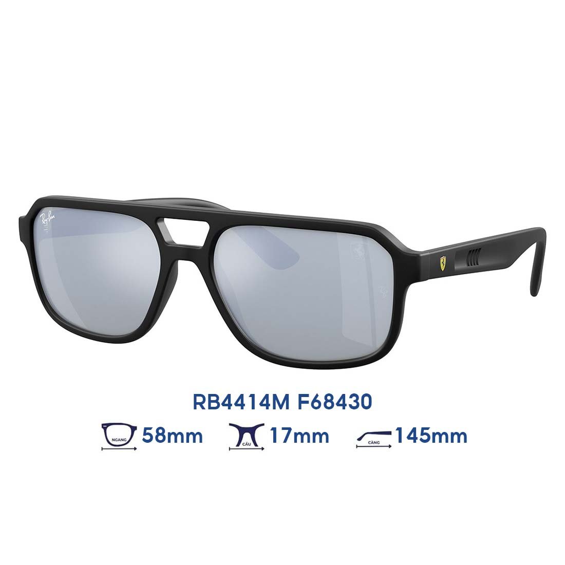 Kính mát RAYBAN Scuderia Ferrari RB4414M F68430