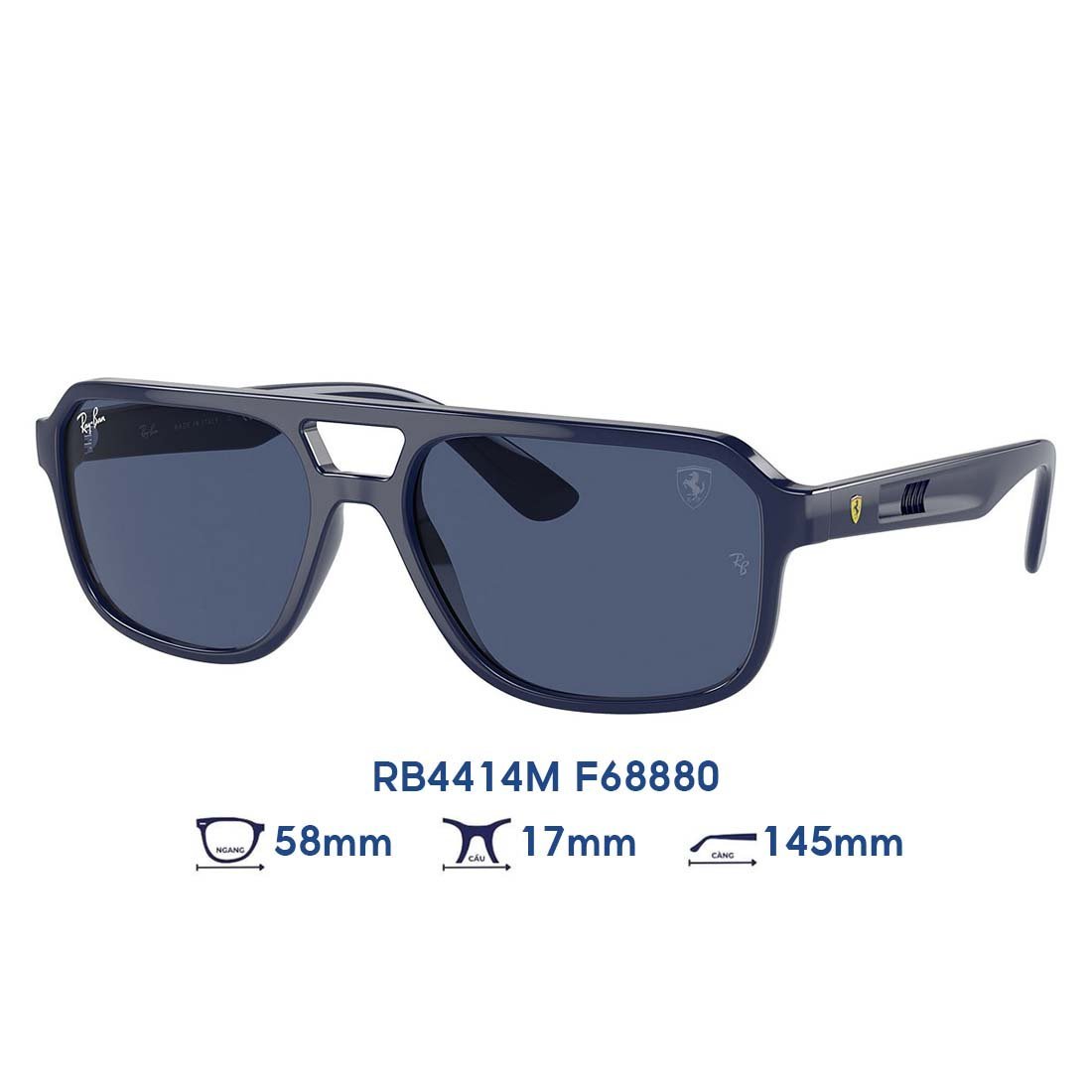 Kính mát RAYBAN Scuderia Ferrari RB4414M F68880